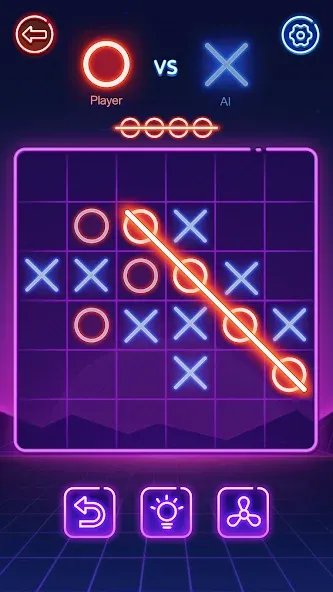 Tic Tac Toe 2 Player: XOXO МОД/Взлом [Деньги, Монеты и Меню MOD] Screenshot 2