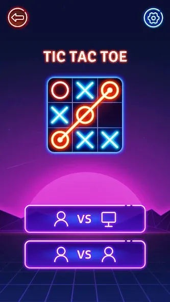 Tic Tac Toe 2 Player: XOXO МОД/Взлом [Деньги, Монеты и Меню MOD] Screenshot 3