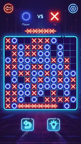 OX Game - XOXO · Tic Tac Toe МОД/Взлом [Бесконечные деньги, Монеты и Мега MOD] Screenshot 4