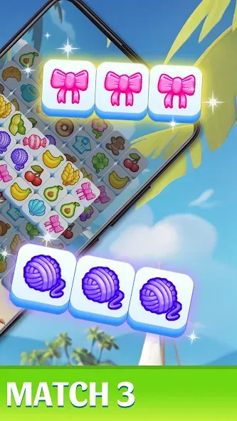 Tile Match Master - Classic (Тайл Матч Мастер) МОД/Взлом [Много денег, Монет и Все открыто] Screenshot 3