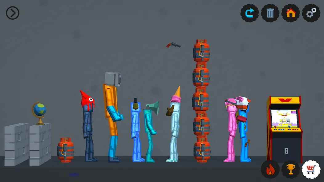 Playground 3D МОД/Взлом [Много денег, Монет и Все открыто] Screenshot 4