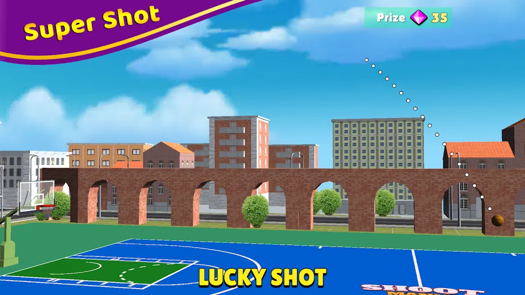 Shoot Challenge Basketball (Шут Челлендж Баскетбол) МОД/Взлом [Меню, Бесконечные монеты и Открытые уровни] Screenshot 3
