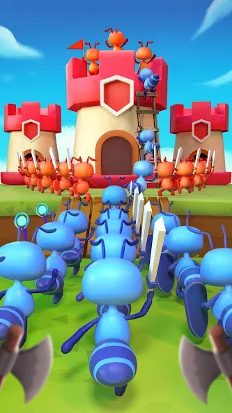 Ant Fight: Conquer the Tower МОД/Взлом [Все открыто, Дополнительные деньги и Меню MOD] Screenshot 1