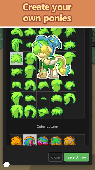 Pony Town - Social MMORPG (Пони Таун) МОД/Взлом [Меню, Бесконечные монеты и Открытые уровни] Screenshot 2