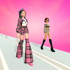 Скачать Взломанная Fashion Battle - Dress up game (Много денег и без рекламы) на Андроид