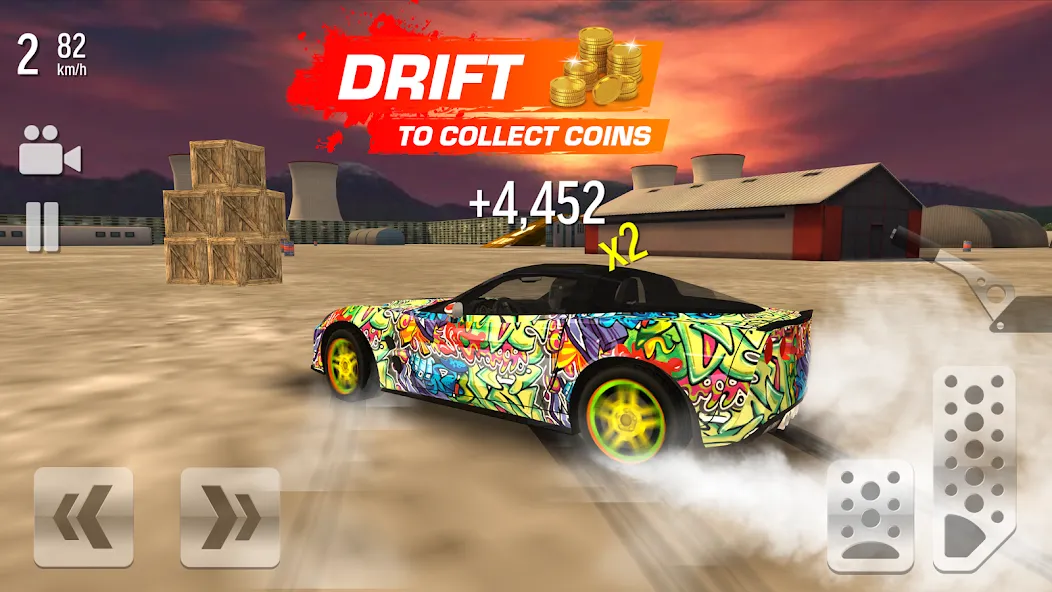 Drift Max - Car Racing (Дрифт Макс) МОД/Взлом [Все открыто, Дополнительные деньги и Меню MOD] Screenshot 1