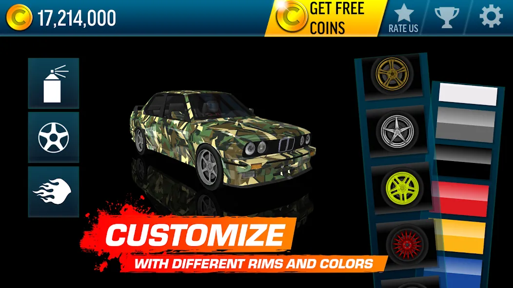 Drift Max - Car Racing (Дрифт Макс) МОД/Взлом [Все открыто, Дополнительные деньги и Меню MOD] Screenshot 4