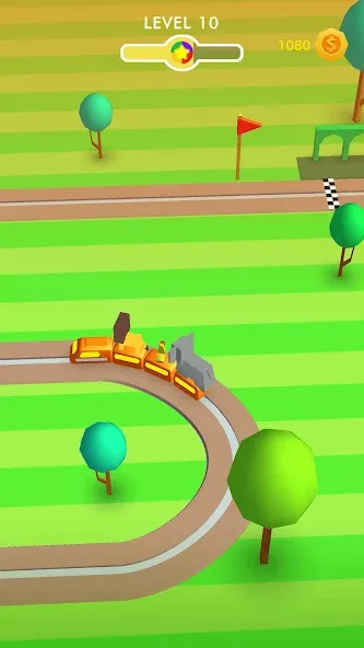 Train Adventure - Line Game (Трейн Эдвенчер) МОД/Взлом [Все открыто, Дополнительные деньги и Меню MOD] Screenshot 4