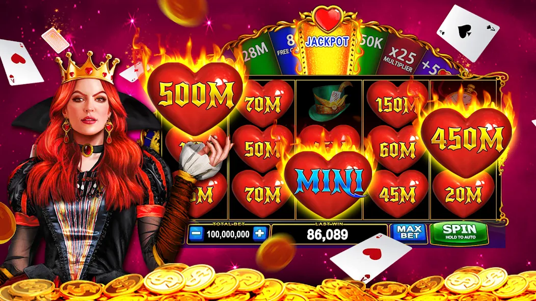 Grand Jackpot Slots - Casino (Гранд Джекпот Слот игры) МОД/Взлом [Деньги, Монеты и Меню MOD] Screenshot 1