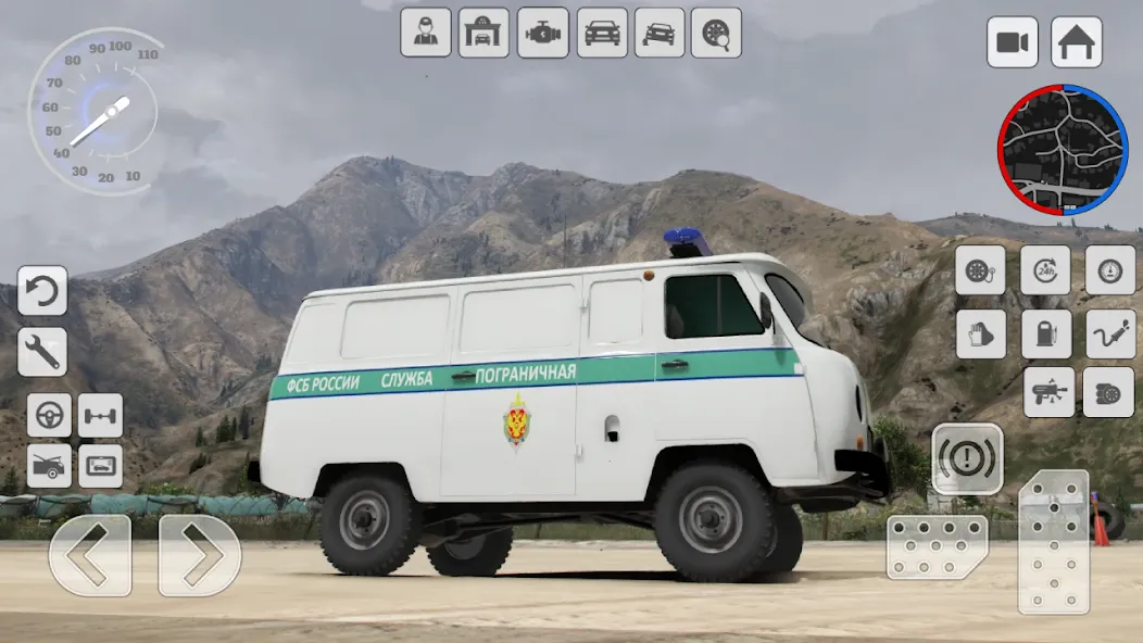 UAZ Loaf: Special vehicle 4x4 МОД/Взлом [Много монет, Открытые уровни и Мега MOD] Screenshot 3