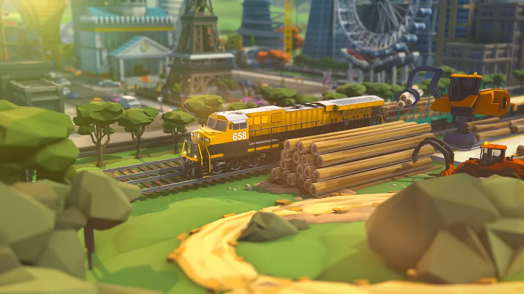 Transport Tycoon Empire: City (Транспорт Тайкун Империя) МОД/Взлом [Деньги, Монеты и Меню MOD] Screenshot 3