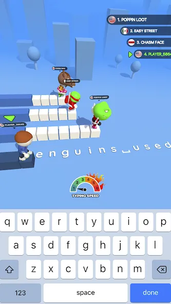 Type Sprint: Typing Games (Тайп Спринт) МОД/Взлом [Много монет, Открытые уровни и Мега MOD] Screenshot 1