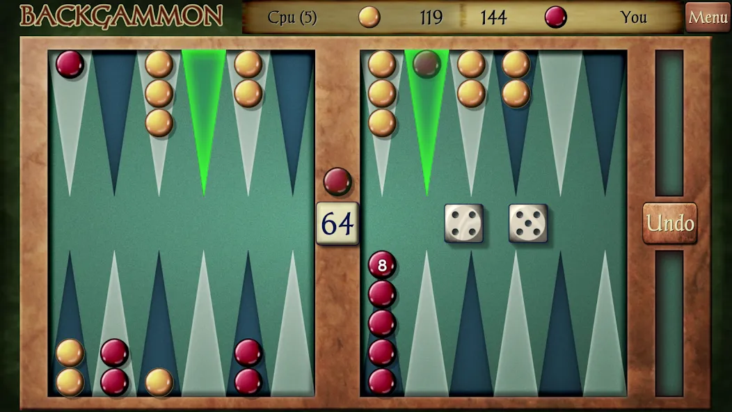 Backgammon (Бэкгаммон) МОД/Взлом [Бесконечные деньги, Монеты и Мега MOD] Screenshot 1