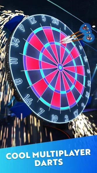 Darts of Fury (Дартс оф Фьюри) МОД/Взлом [Много монет, Открытые уровни и Мега MOD] Screenshot 1