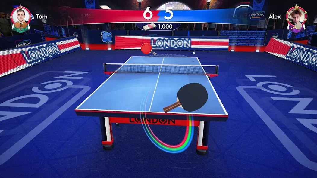 Ping Pong Fury (Пингпонг Фьюри) МОД/Взлом [Много монет, Открытые уровни и Мега MOD] Screenshot 1