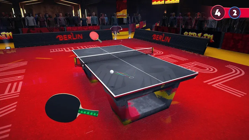 Ping Pong Fury (Пингпонг Фьюри) МОД/Взлом [Много монет, Открытые уровни и Мега MOD] Screenshot 4