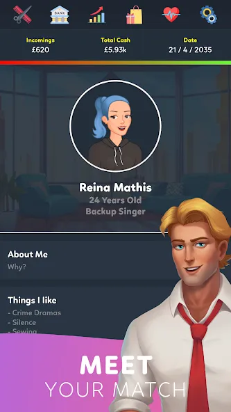 Life Simulator 3 - Real Life (Лайф Симулятор 3) МОД/Взлом [Много денег, Монет и Все открыто] Screenshot 3