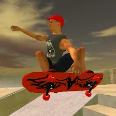 Скачать Взломанная Skating Freestyle Extreme 3D на Андроид с модом: много денег и все трюки разблокированы