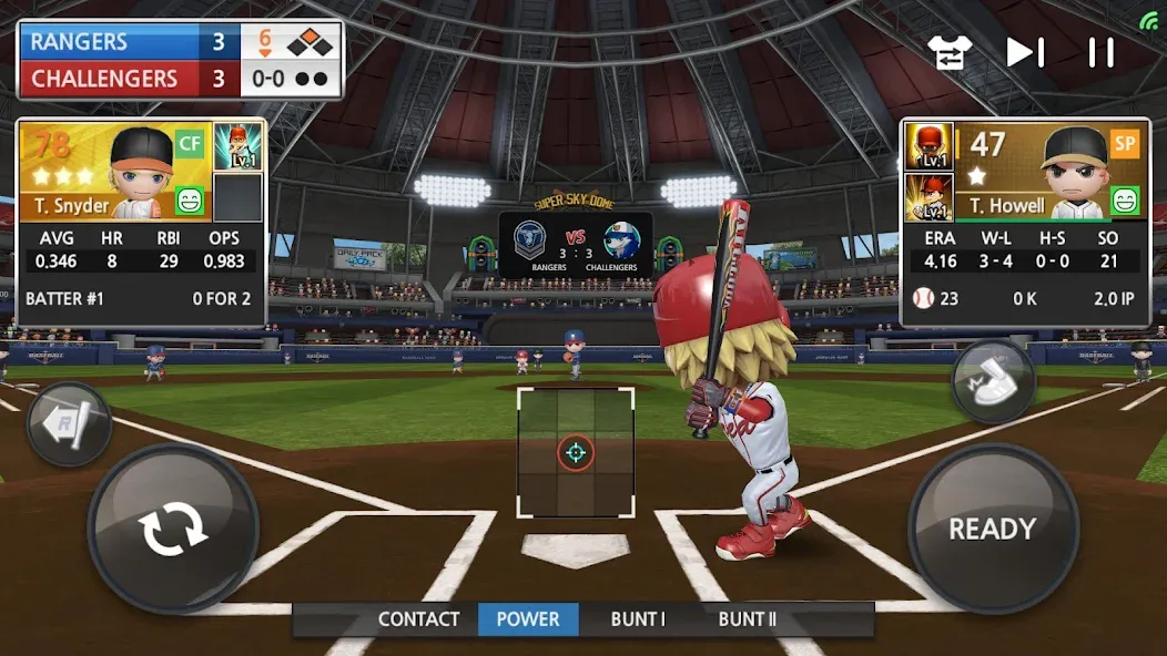 BASEBALL 9 (БЕЙСБОЛ 9) МОД/Взлом [Много монет, Открытые уровни и Мега MOD] Screenshot 1