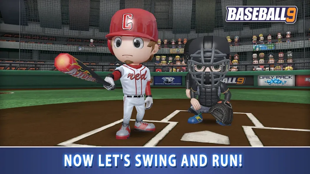 BASEBALL 9 (БЕЙСБОЛ 9) МОД/Взлом [Много монет, Открытые уровни и Мега MOD] Screenshot 4
