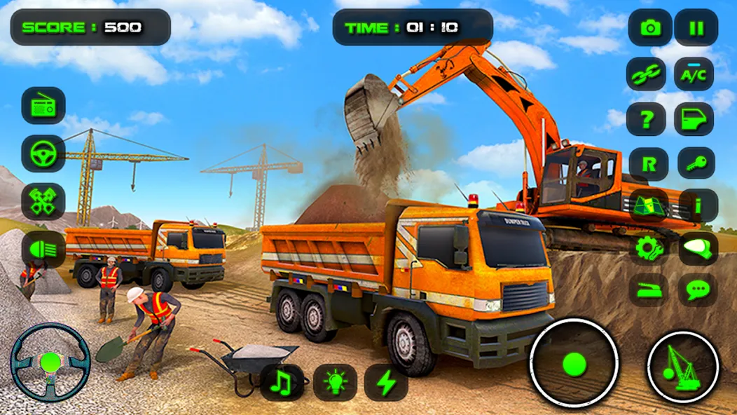 City Construction: Sand Games МОД/Взлом [Все открыто, Дополнительные деньги и Меню MOD] Screenshot 1