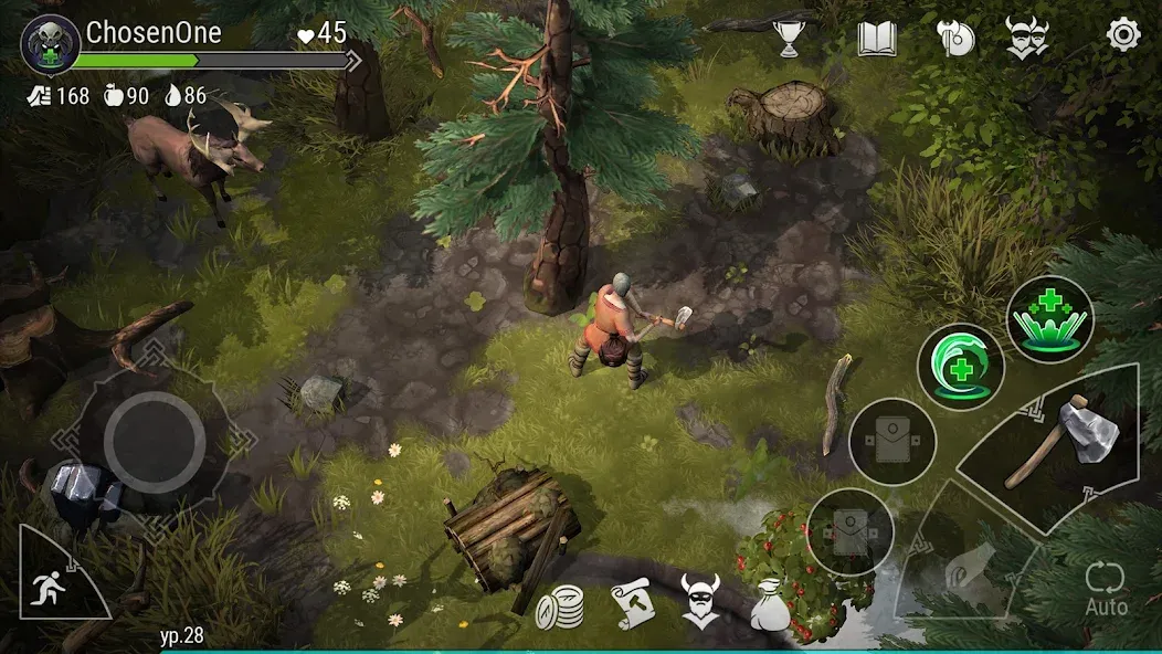 Frostborn: Action RPG (Фростборн) МОД/Взлом [Все открыто, Дополнительные деньги и Меню MOD] Screenshot 1