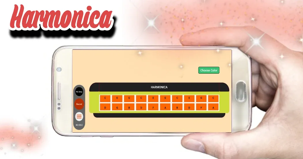 Virtual Harmonica МОД/Взлом [Все открыто, Дополнительные деньги и Меню MOD] Screenshot 1