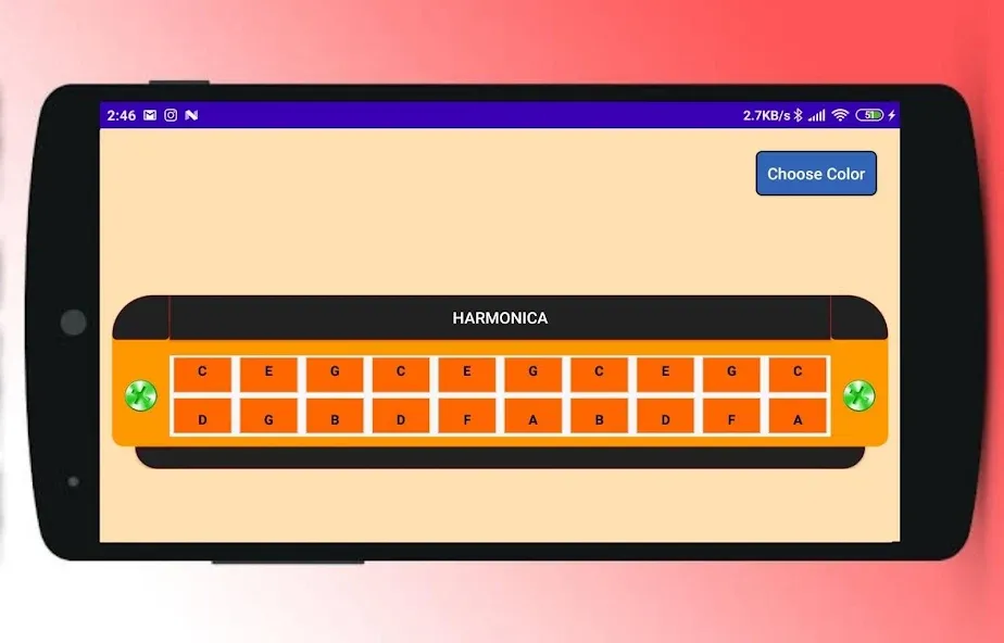 Virtual Harmonica МОД/Взлом [Все открыто, Дополнительные деньги и Меню MOD] Screenshot 2