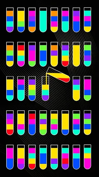 SortPuz 3D: Water Color Sort (СортПаз 3Д) МОД/Взлом [Много денег, Монет и Все открыто] Screenshot 1