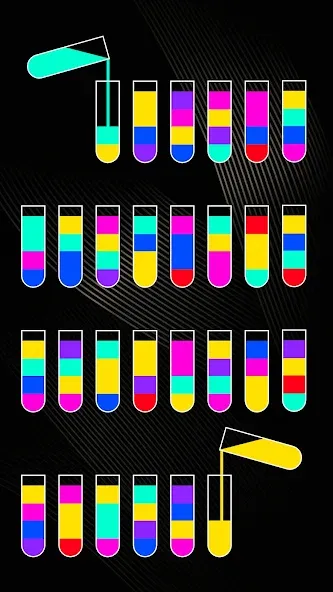 SortPuz 3D: Water Color Sort (СортПаз 3Д) МОД/Взлом [Много денег, Монет и Все открыто] Screenshot 3