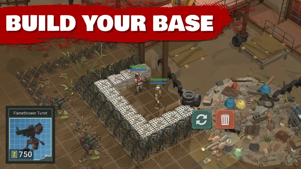 Overrun: Zombie Tower Defense (Оверран) МОД/Взлом [Деньги, Монеты и Меню MOD] Screenshot 3