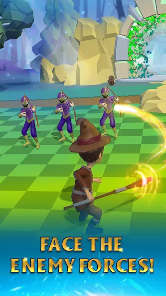 Wizardio (Визардио) МОД/Взлом [Меню, Бесконечные монеты и Открытые уровни] Screenshot 1