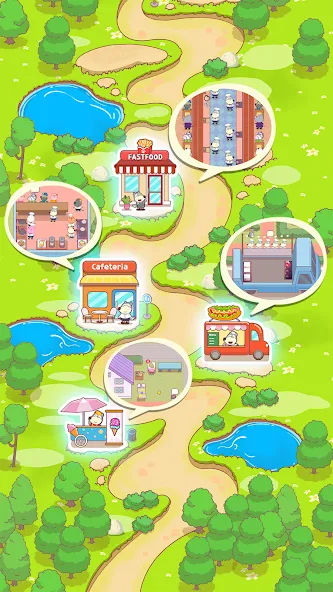 Wolfoo Snack Bar, Restaurant МОД/Взлом [Все открыто, Дополнительные деньги и Меню MOD] Screenshot 2