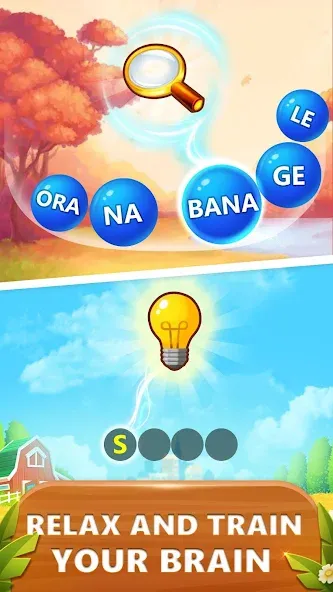 Word Bubble Puzzle - Word Game МОД/Взлом [Много монет, Открытые уровни и Мега MOD] Screenshot 4