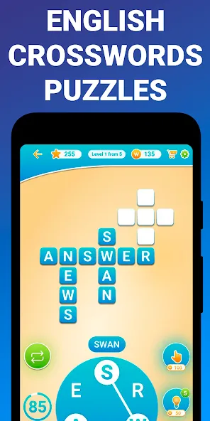 Words from word: Crosswords МОД/Взлом [Много монет, Открытые уровни и Мега MOD] Screenshot 5
