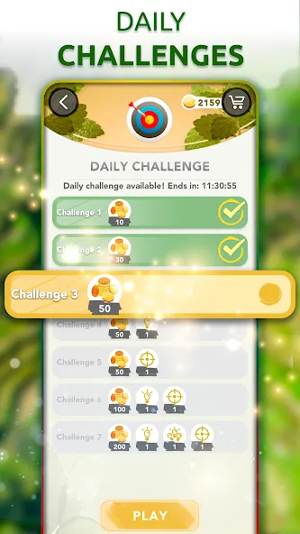 Word Connect - Words of Nature МОД/Взлом [Все открыто, Дополнительные деньги и Меню MOD] Screenshot 3