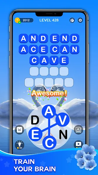 Word Connect - Train Brain (Ворд Коннект) МОД/Взлом [Деньги, Монеты и Меню MOD] Screenshot 2