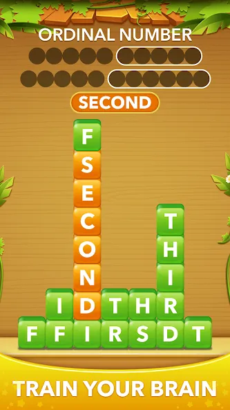 Word Heaps -Connect Stack Word МОД/Взлом [Много монет, Открытые уровни и Мега MOD] Screenshot 1