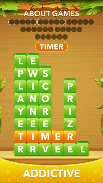 Word Heaps -Connect Stack Word МОД/Взлом [Много монет, Открытые уровни и Мега MOD] Screenshot 4