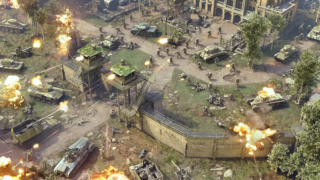 Heroes of Wars: WW2 Battles (2 (Хероэс оф Варс) МОД/Взлом [Деньги, Монеты и Меню MOD] Screenshot 1
