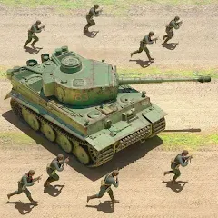 Скачать Heroes of Wars: WW2 Battles (2 Взлом (бесплатно много денег) на Андроид телефон