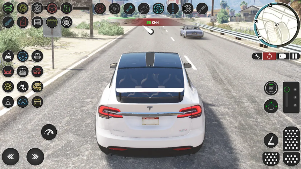 Electric Tesla Model X Driver (Электрический водитель   ) МОД/Взлом [Меню, Бесконечные монеты и Открытые уровни] Screenshot 1