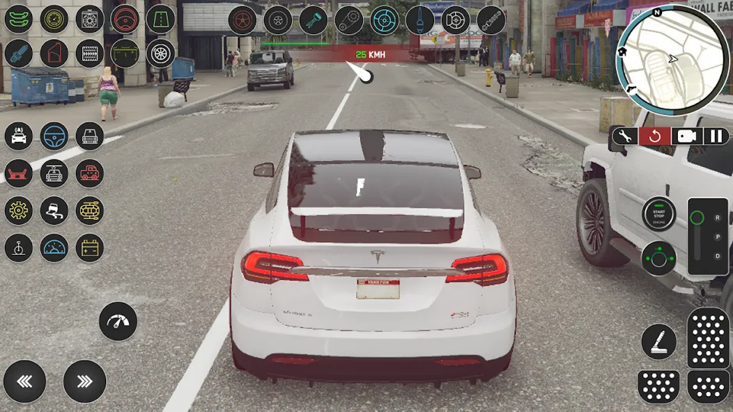 Electric Tesla Model X Driver (Электрический водитель   ) МОД/Взлом [Меню, Бесконечные монеты и Открытые уровни] Screenshot 4