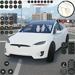 Скачать Electric Tesla Model X Driver Взлом (Много денег) на Андроид