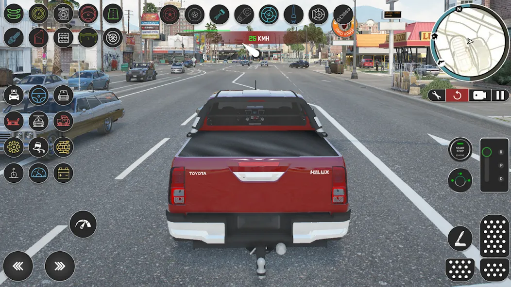 Pickup Hilux: Toyota Off Road (Пикап Хайлюкс) МОД/Взлом [Все открыто, Дополнительные деньги и Меню MOD] Screenshot 1